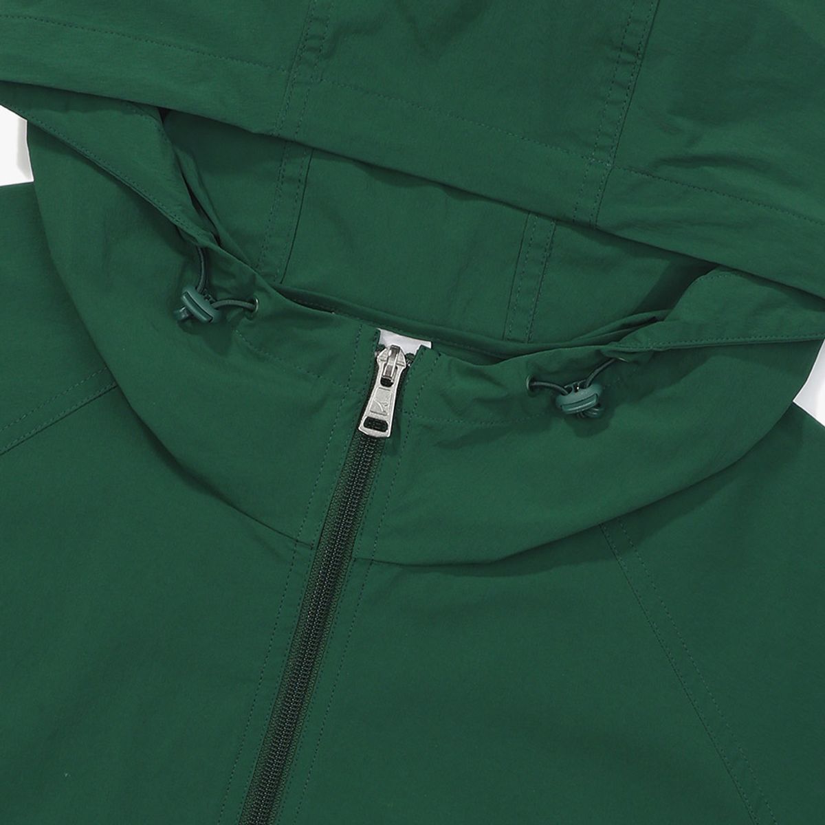 디아도라(diadora) 쿨웨이브 후드 반팔 아노락 GREEN
