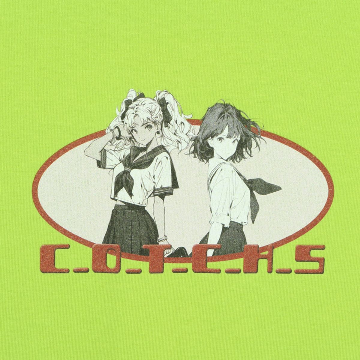 카치스(COTCHS) GGIRLS RINGER TEE-GREEN