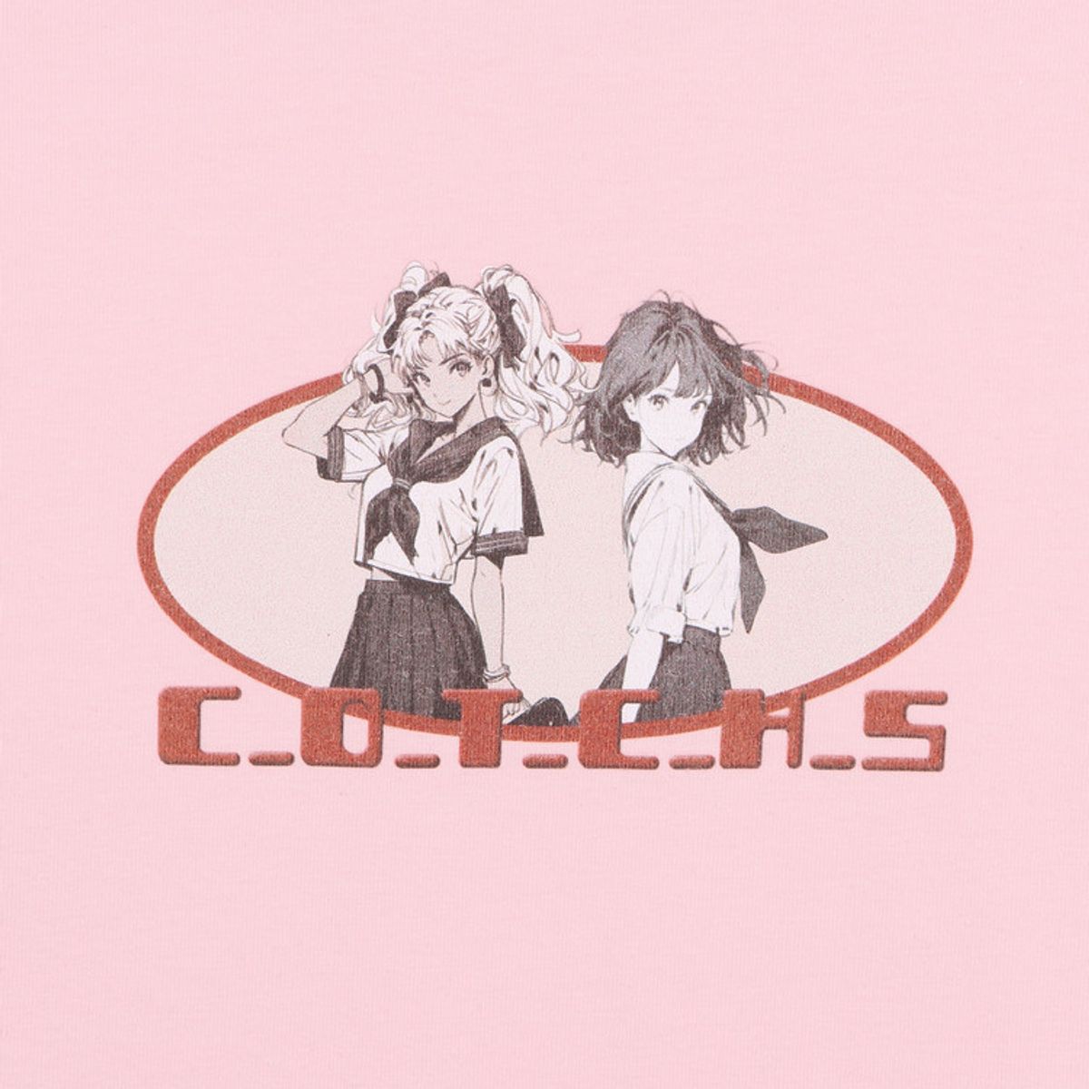 카치스(COTCHS) GGIRLS RINGER TEE-PINK