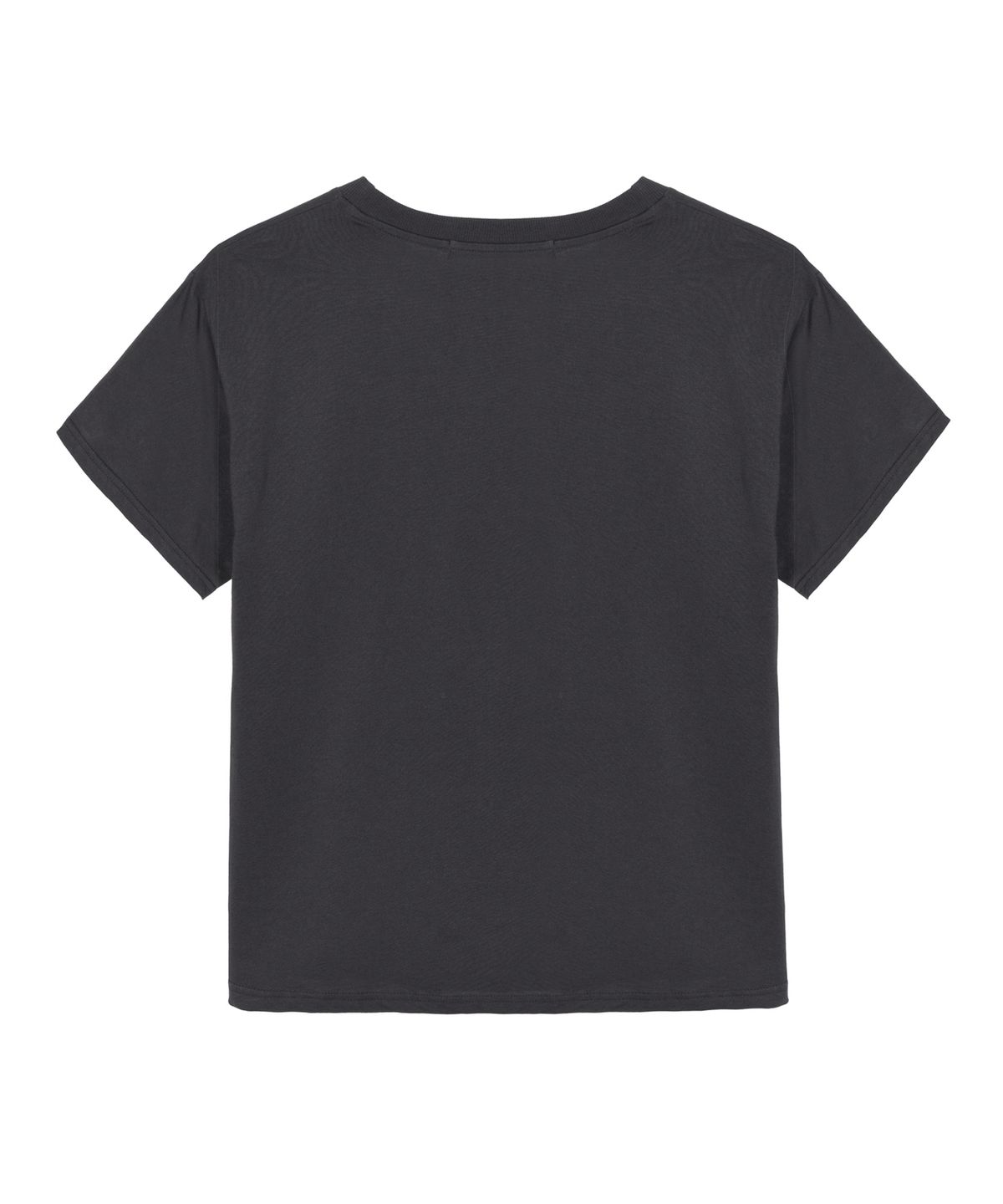 닉앤니콜(NICK&NICOLE) BIG ROSE SLEEVE TOP_CHARCOAL BLACK