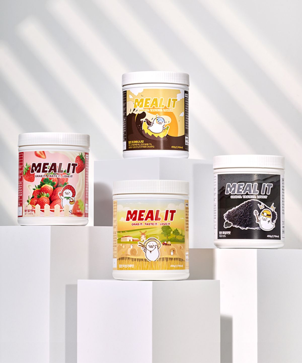 밀잇(MEAL IT) [29회분/14가지맛 총2통] 식단관리 식사대용 단백질 쉐이크 560g 450g 14종 택2