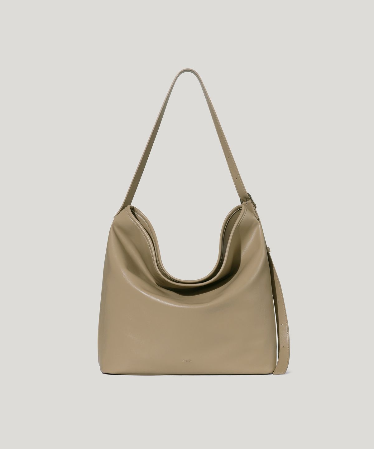 오브히(OVHEE) 포에 버킷백 Poe Bucket Bag_Toffee