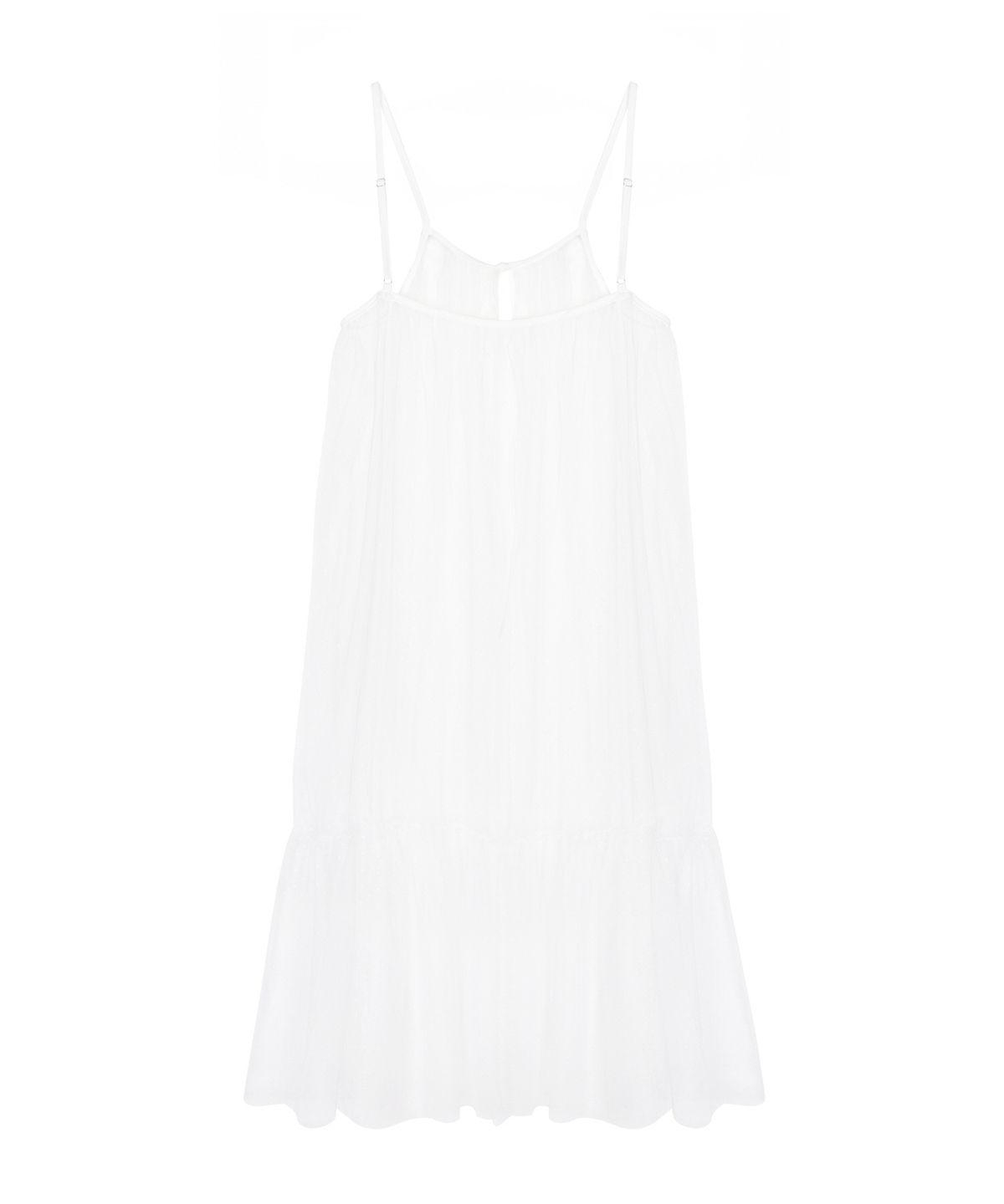 닉앤니콜(NICK&NICOLE) DOTS SEE-THROUGH LAYERED FILL DRESS_IVORY