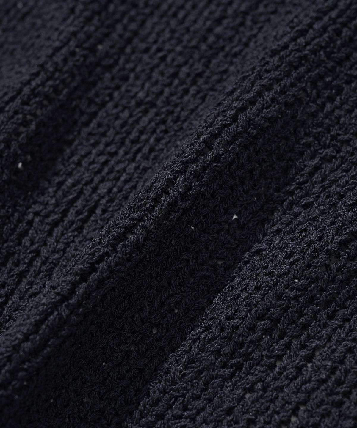 니티드(KNITTED) (W) 썸머 부클 볼레로 가디건 NAVY