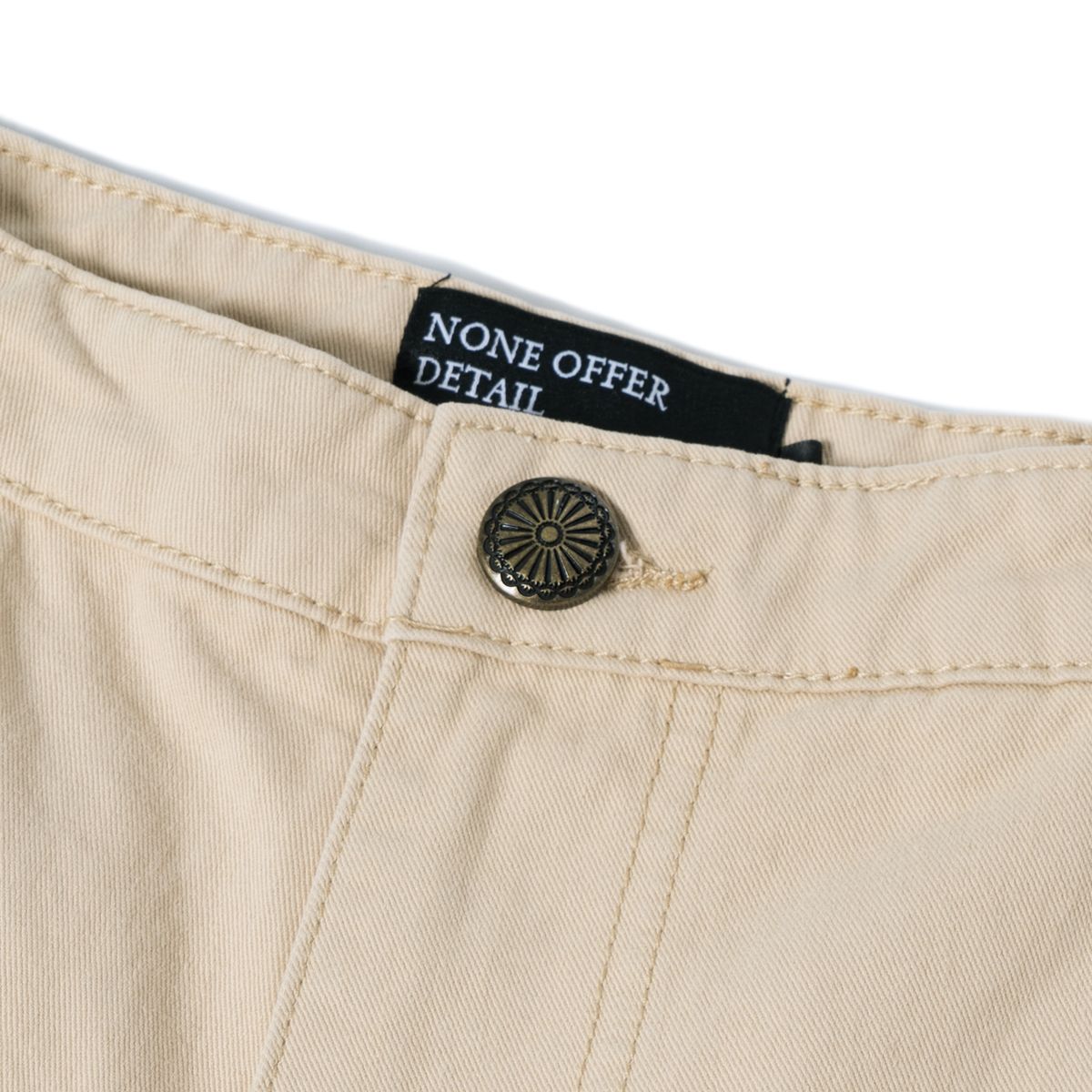 노드(NOD) Stone Washed Cargo shorts (Beige)