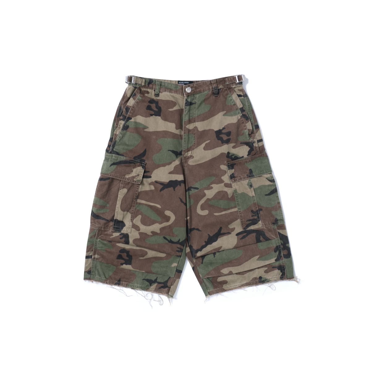 노드(NOD) Stone Washed Cargo shorts (Camo)