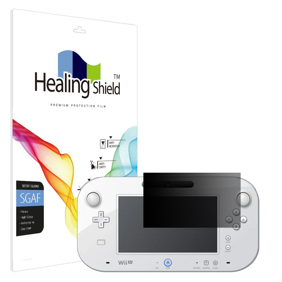힐링쉴드(HEALINGSHIELD) 닌텐도 WiiU 프라이버시 사생활 보호필름 액정