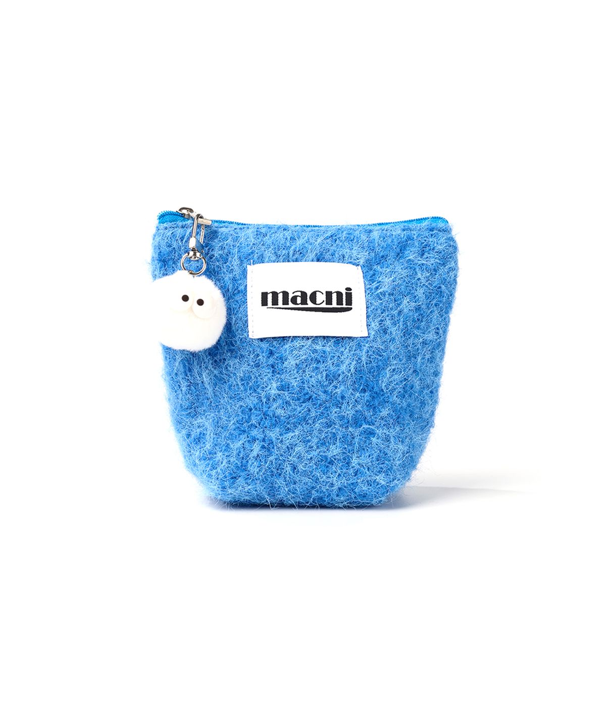 마크니(MACNI) [SET] RIBBON CRESCENT BAG & POODLE POUCH & KEYRING SET