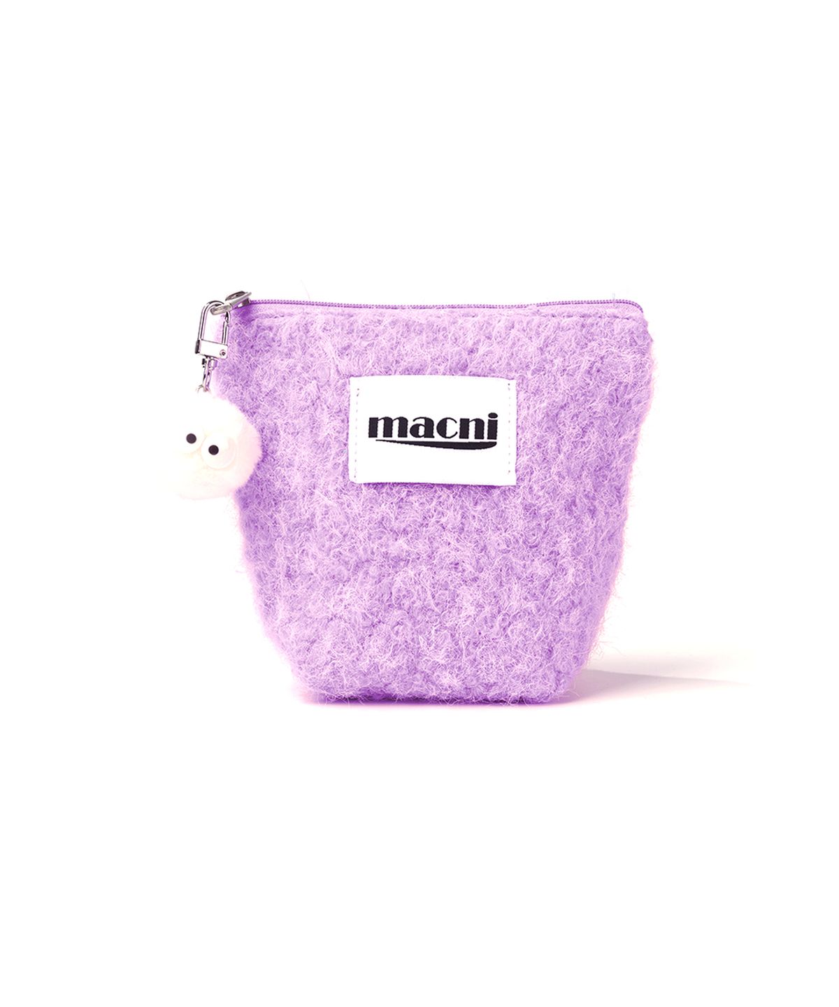 마크니(MACNI) [SET] RIBBON CRESCENT BAG & POODLE POUCH & KEYRING SET