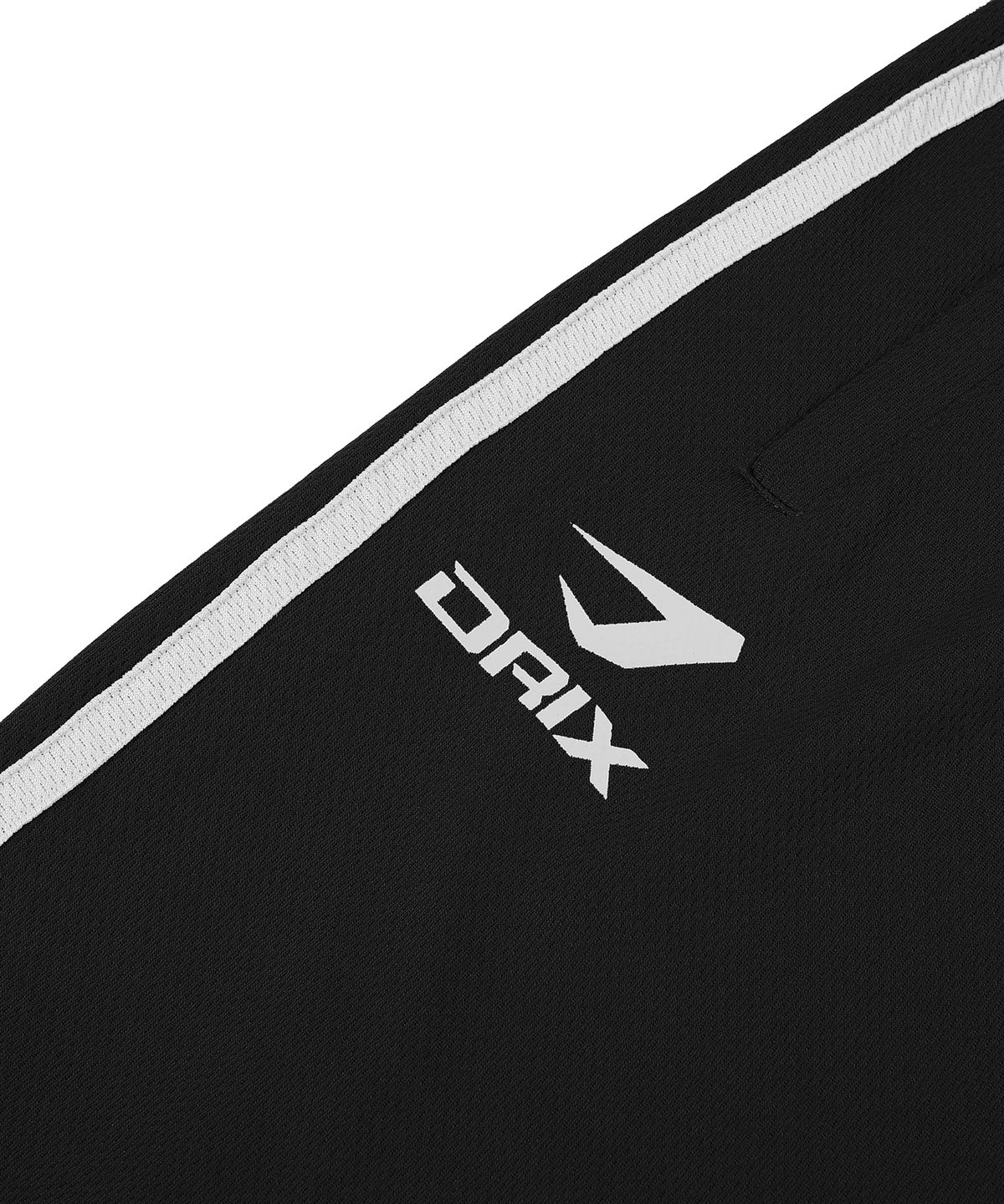 드릭스(DRIX) (여름용) 트랙 라인 그래픽 메쉬 와이드 팬츠_블랙