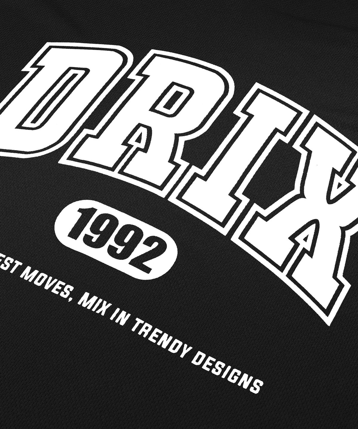 드릭스(DRIX) 바스켓볼 메시 저지 사이드 패널 슬리브리스_블랙
