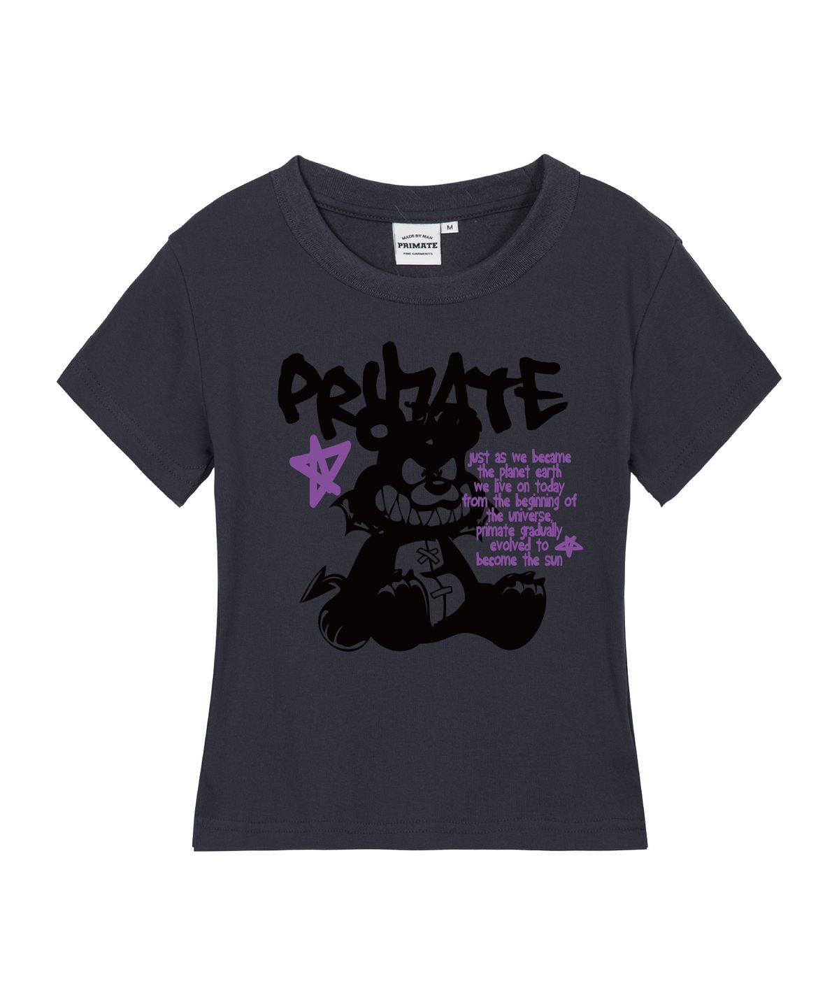 프라임에이트(PRIMATE) BAD BAER 여성 슬림핏 반팔티셔츠 5 COLORS