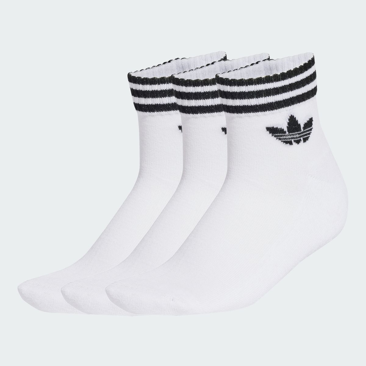 아디다스(ADIDAS) 3-스트라이프 앵클 삭스 3P JV7435