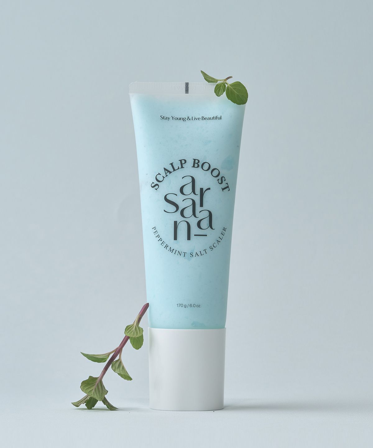 사라나라(SARANARA) [SET] 스칼프 부스트 페퍼민트 솔트 스케일러 170g + 헤어 토닉 100ml