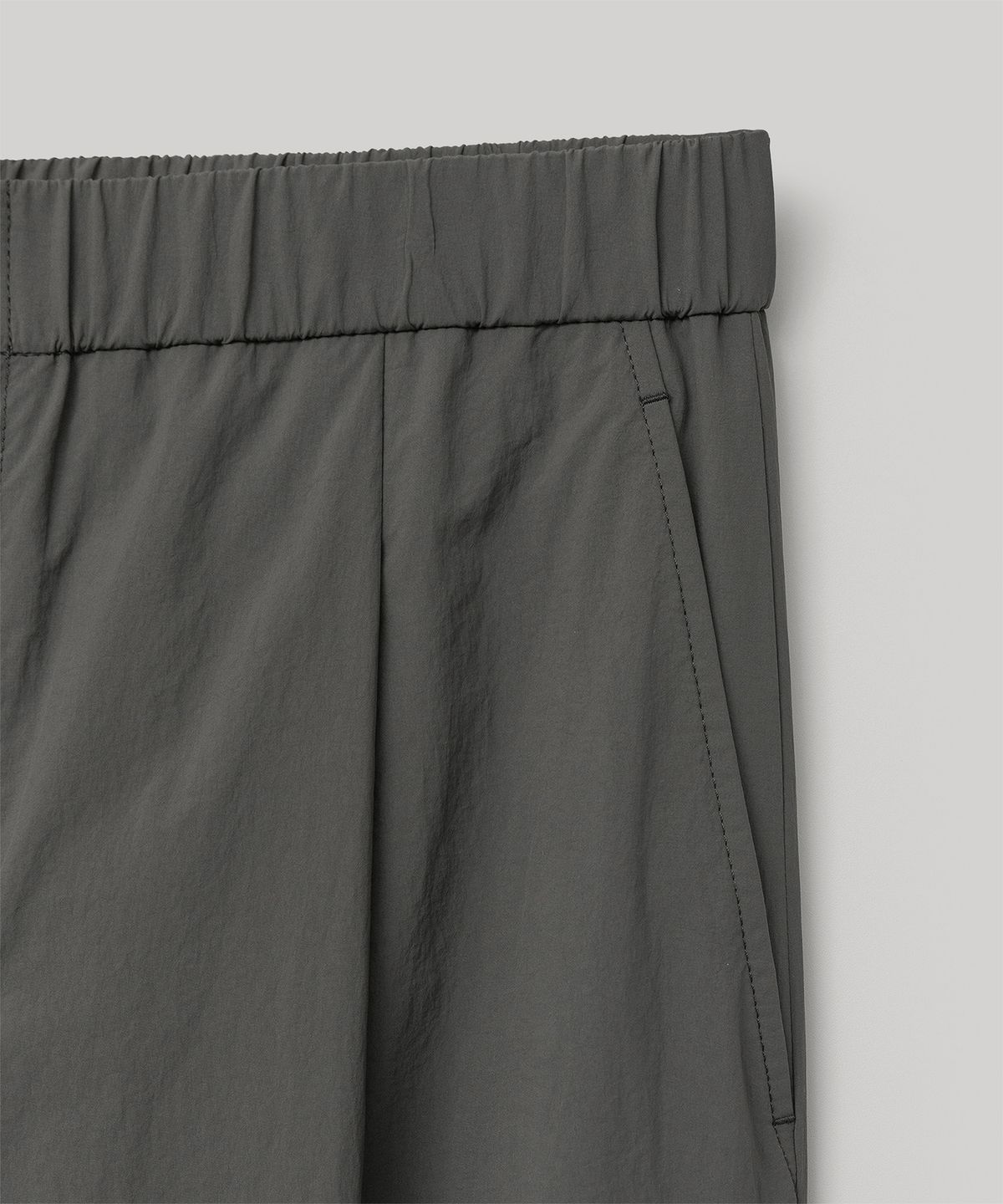 어나더 오피스(ANOTHER OFFICE) Flow Banding Easy Pants (Graphite)