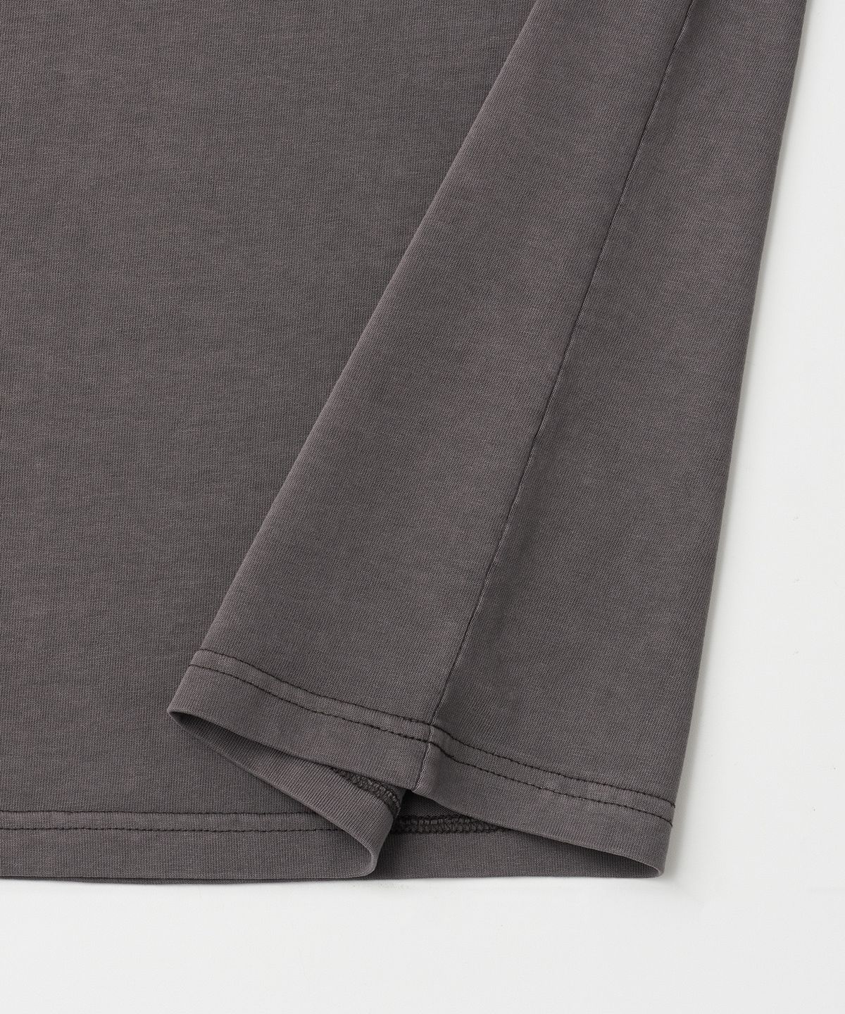 어나더 오피스(ANOTHER OFFICE) Homeboy Garment Ringer Tee (Charcoal Brown)