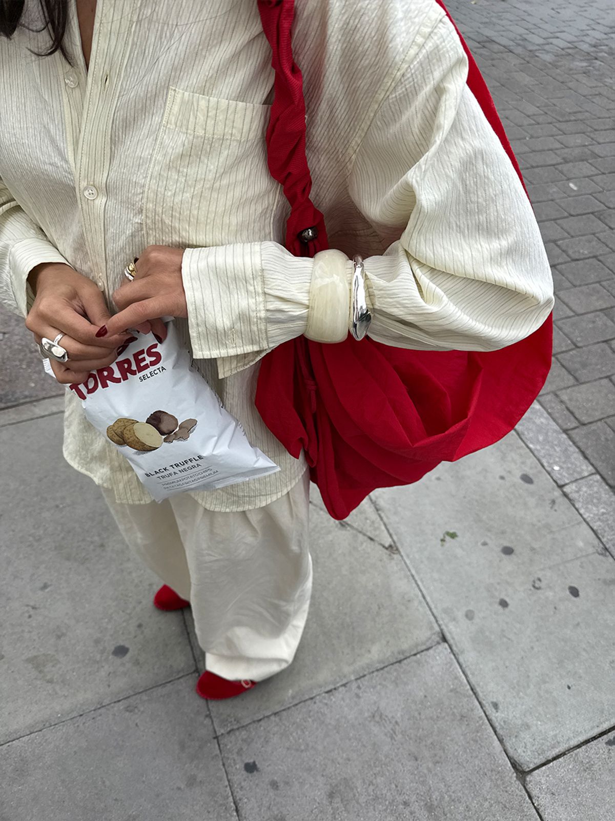 아코크(ACOC) Large Tangle Twist Bag_Red