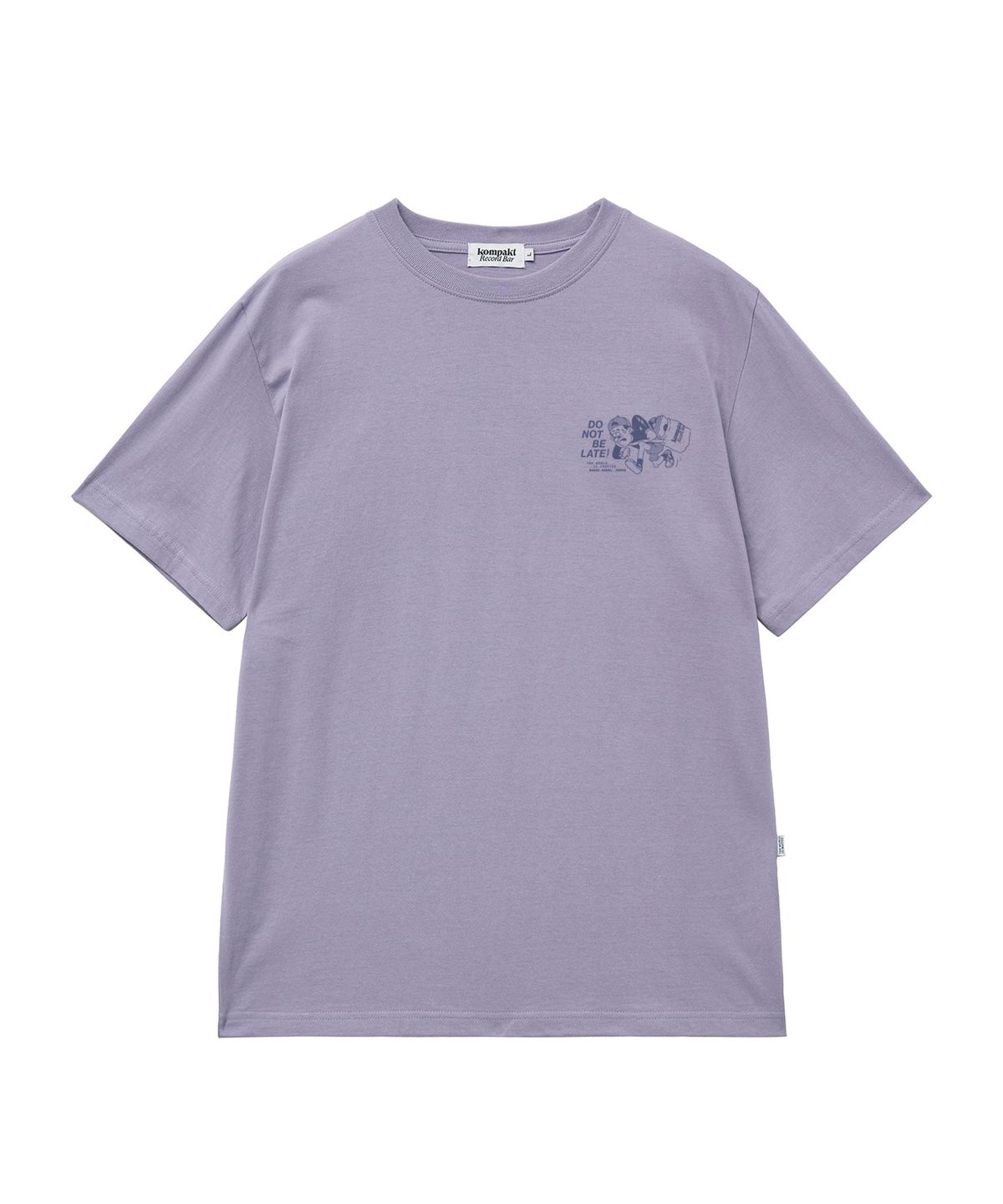 콤팩트 레코드 바(KOMPAKT RECORD BAR) Do Not Be Late Thunder T-shirt - Light Purple