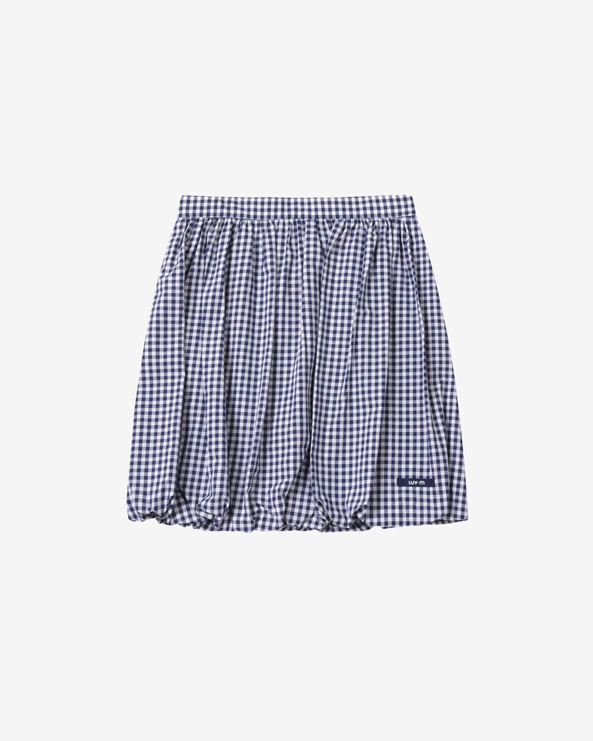 엘유브이엠(LUVM) BALLOON MINI SKIRT_CHECKED FABRIC