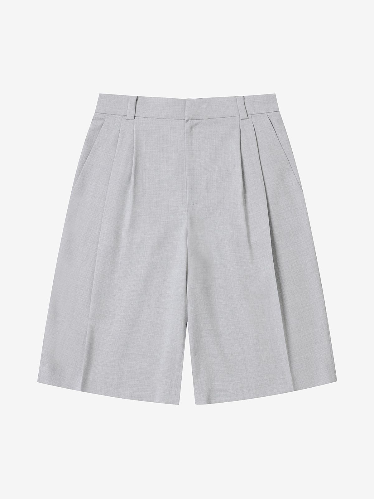 엘유브이엠(LUVM) WIDE BERMUDA PANTS FOR MEN_MELANGE GRAY