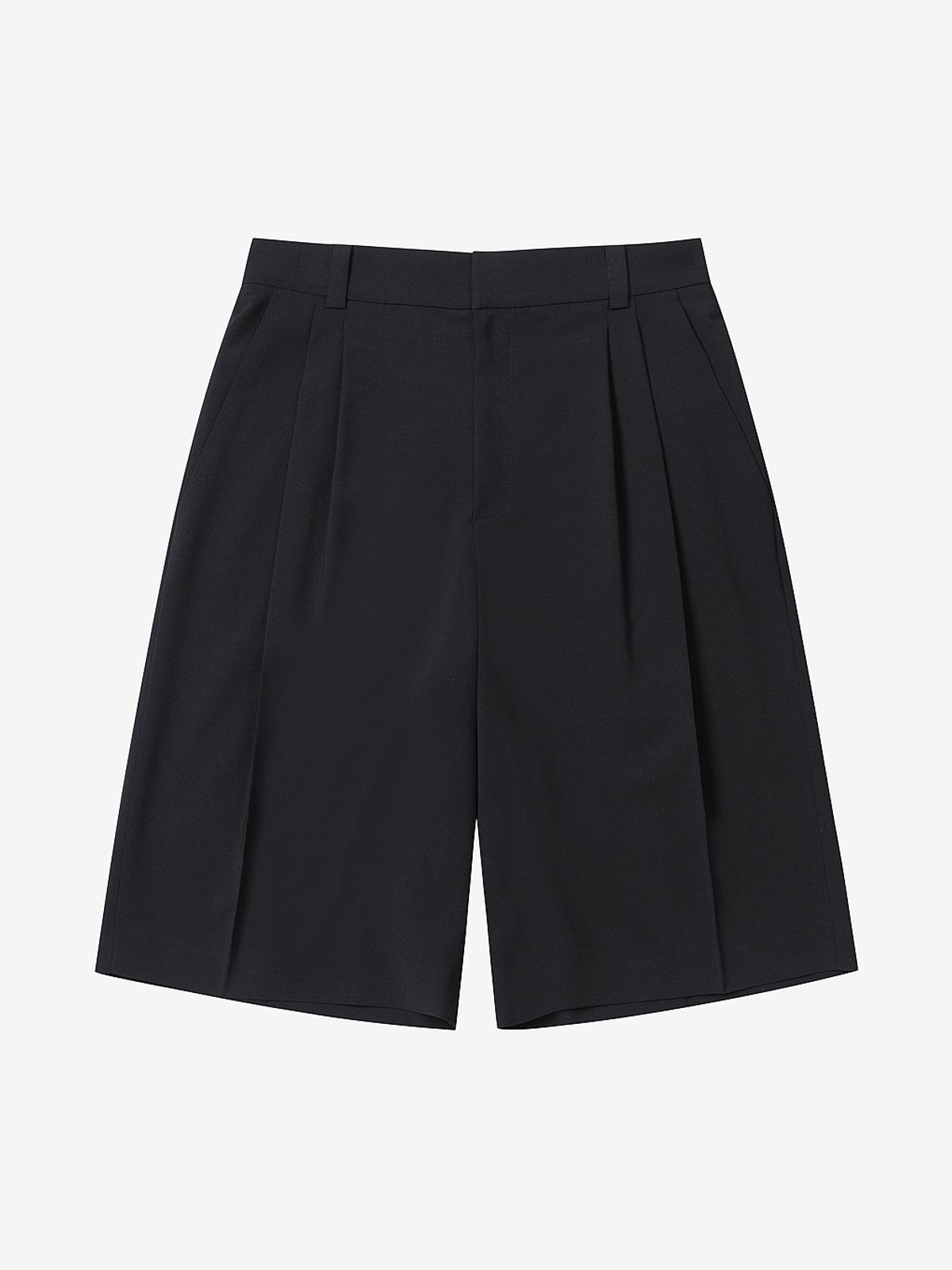 엘유브이엠(LUVM) WIDE BERMUDA PANTS FOR MEN_BLACK