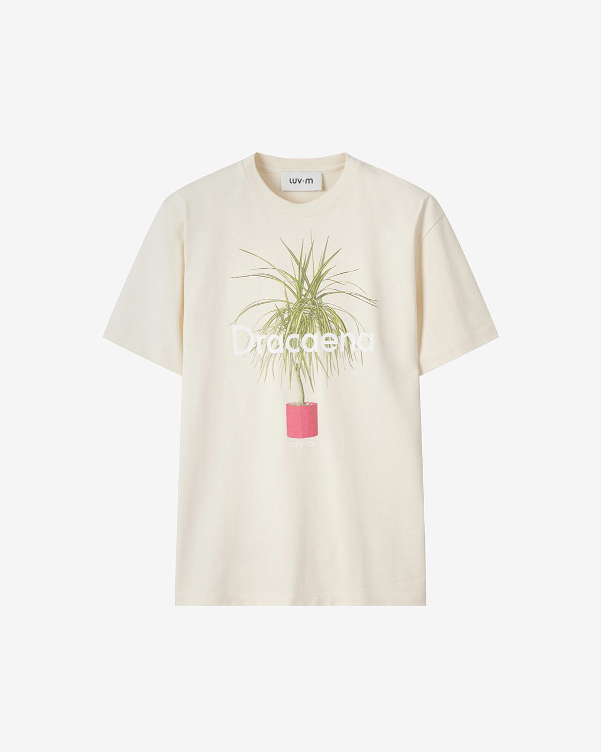 엘유브이엠(LUVM) DRACAENA PRINTING T-SHIRTS_LIGHT BEIGE