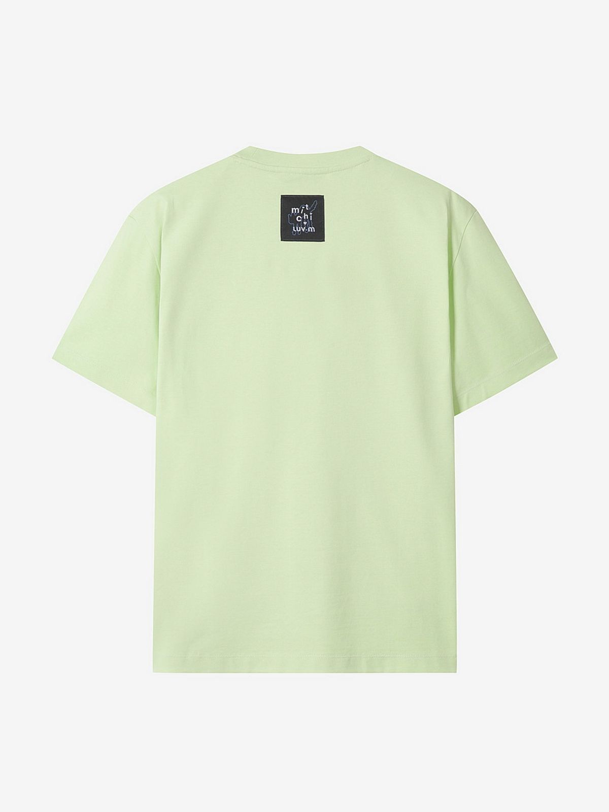 엘유브이엠(LUVM) LUV MITCHI PRINTING T-SHIRTS_YELLOW GREEN