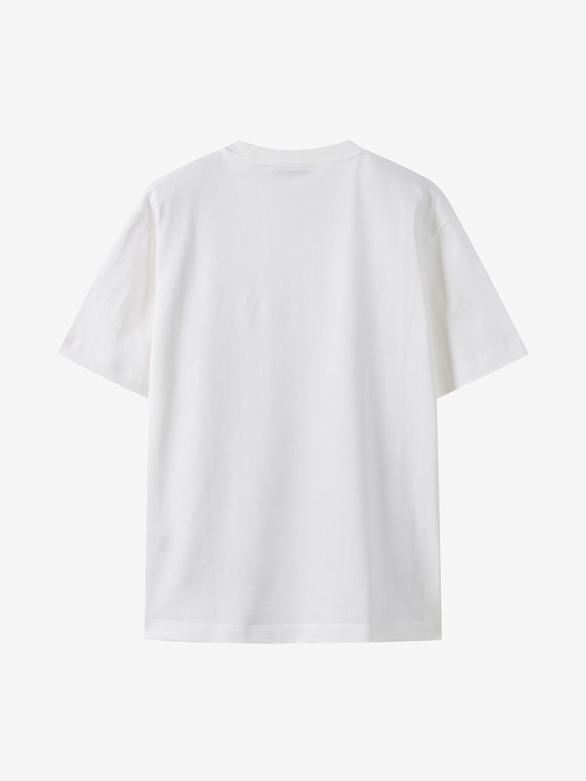 엘유브이엠(LUVM) WIDE PRINTING T-SHIRTS_WHITE