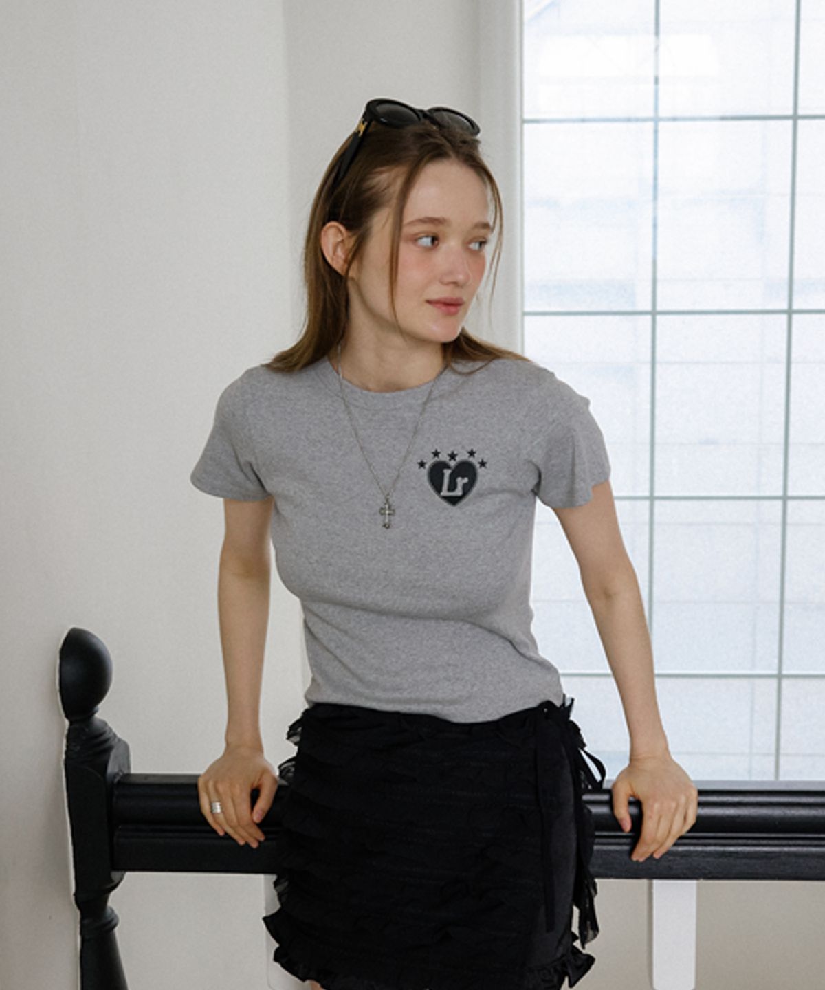 레터리(LETERIE) LR NUMBER POINT T-SHIRT_3COLOR
