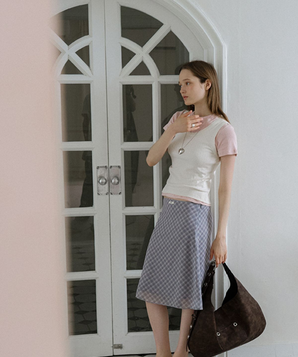 레터리(LETERIE) BASIC FLOWER SLEEVELESS_IVORY