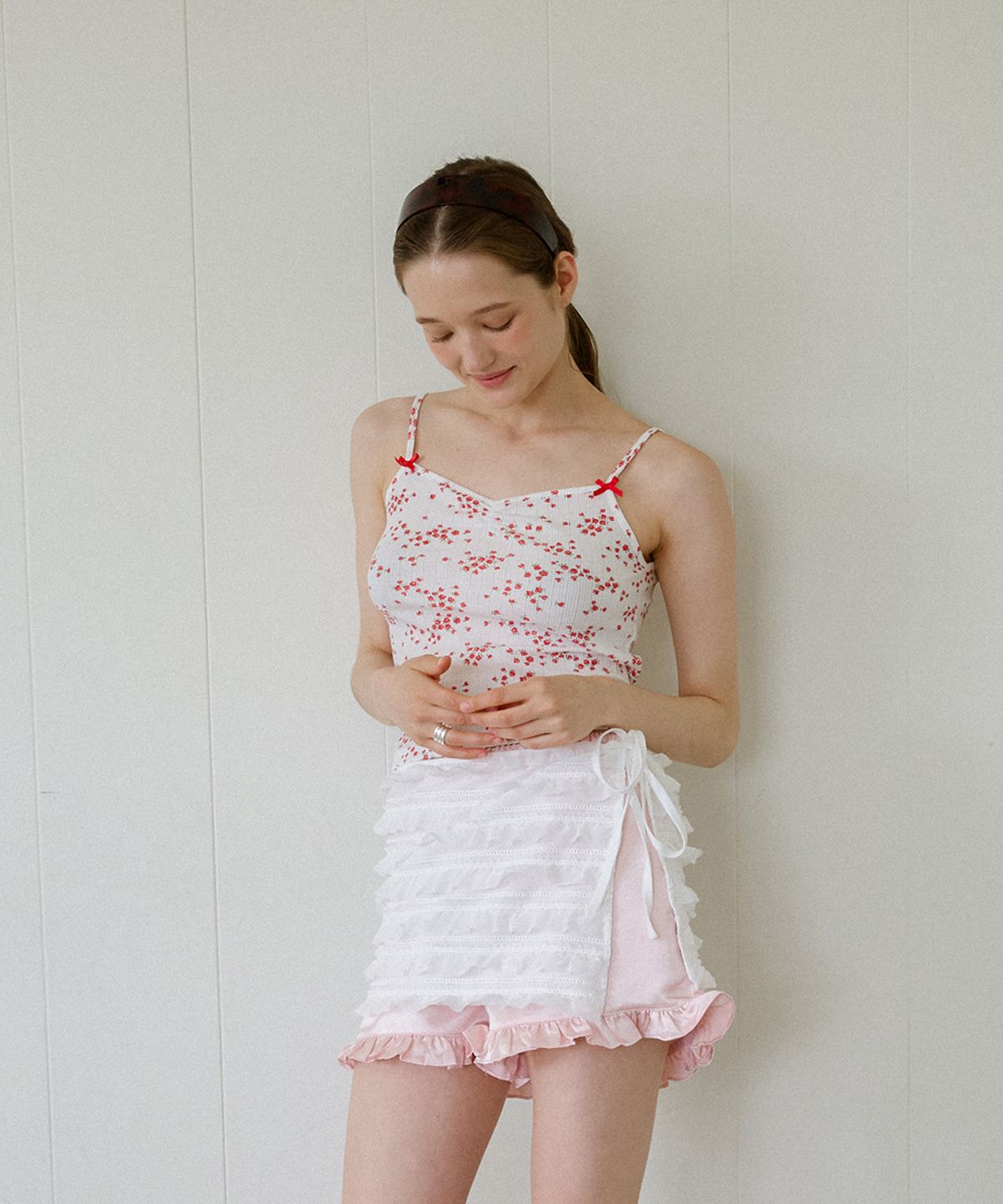 레터리(LETERIE) CANCAN FRILL WRAP SKIRT_WHITE