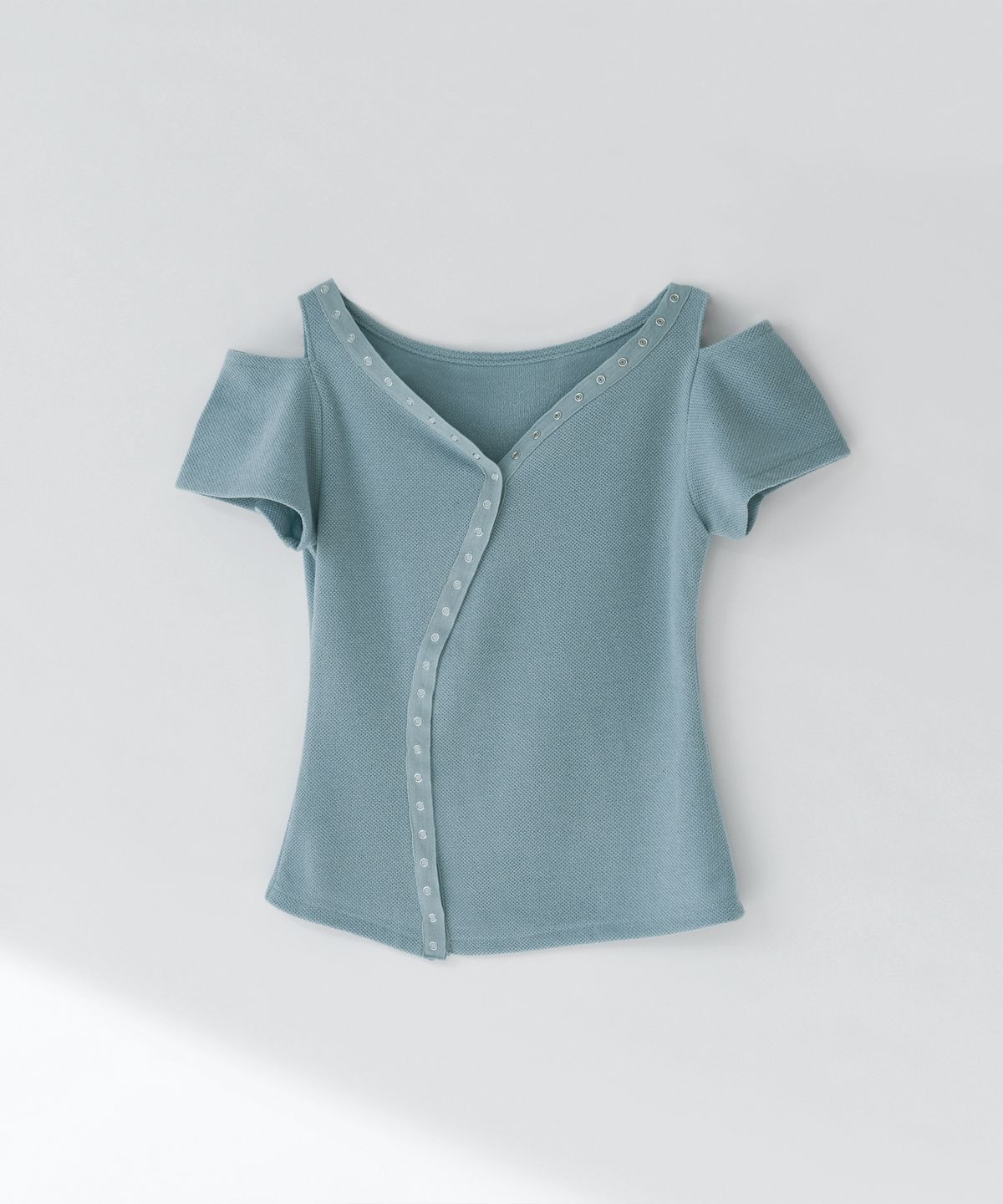 닐링(NILLRING) T19.00 Snep point Short-sleeved cardigan _ Mint