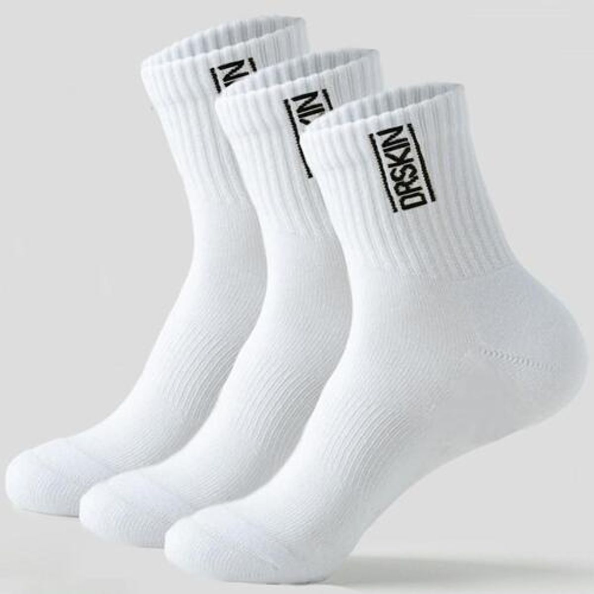 닥터스킨(DRSKIN) 프리미엄 스포츠양말 화이트 12cm