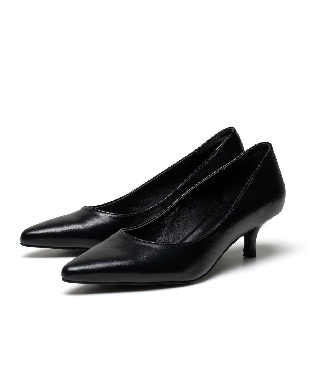 포른른(FORRR) Basic Pumps Heel - Black