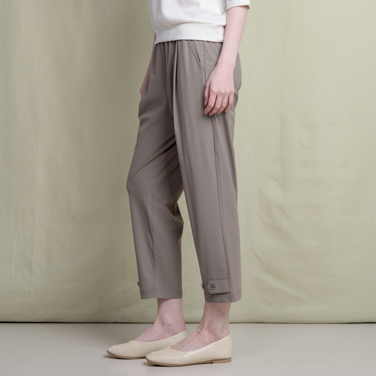 뒤란(DURAN) 8.5부 배기핏 비죠 팬츠 DBF5S-9200 4colors