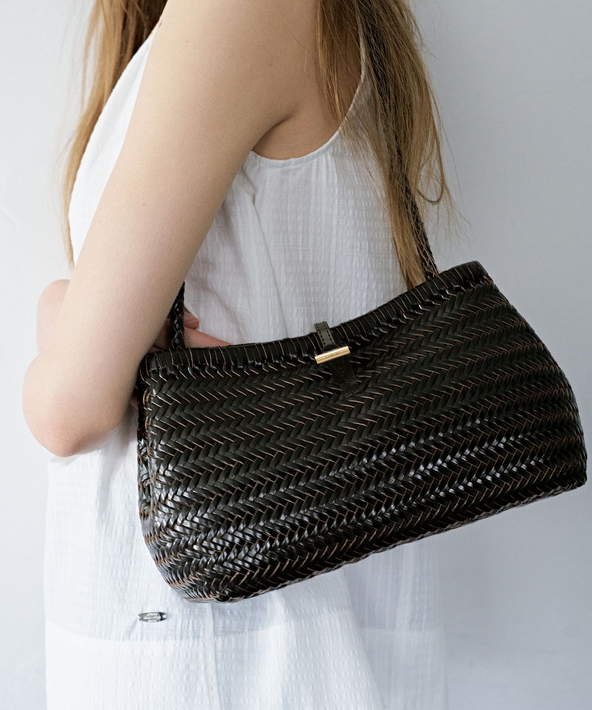 르메메(LEMEME) Sac Tissage DeepBrown