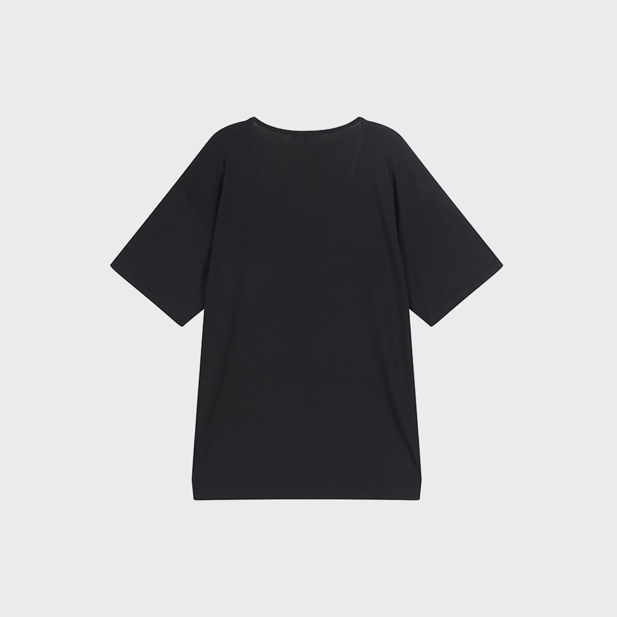 랩(LAP) 레이온 U넥 오버핏티셔츠 AR2CT482