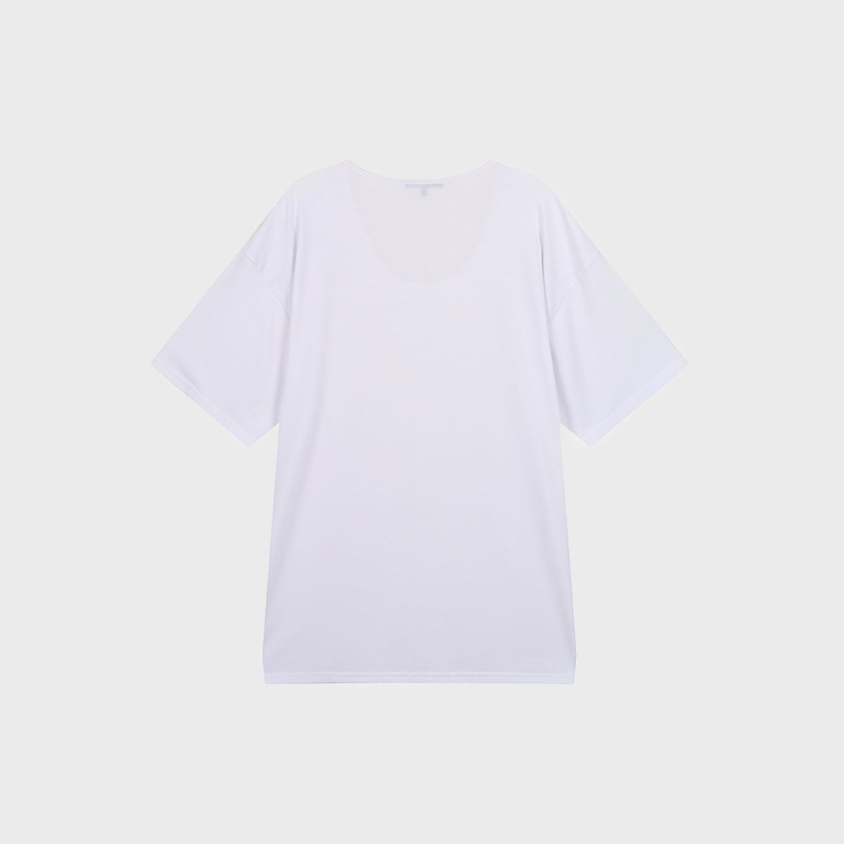 랩(LAP) 레이온 U넥 오버핏티셔츠 AR2CT482