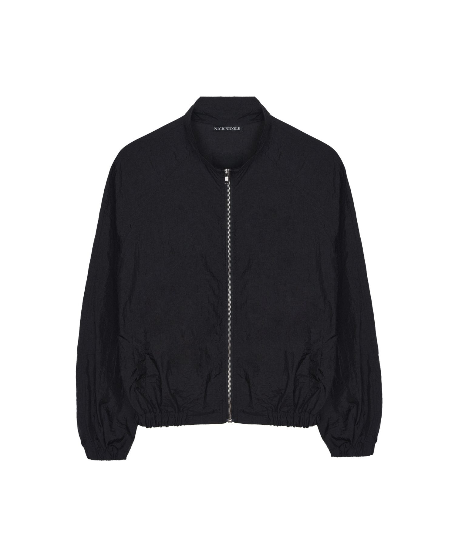 MUSINSA | NICK&NICOLE MINIMAL RAGLAN WINDBREAKER_BLACK