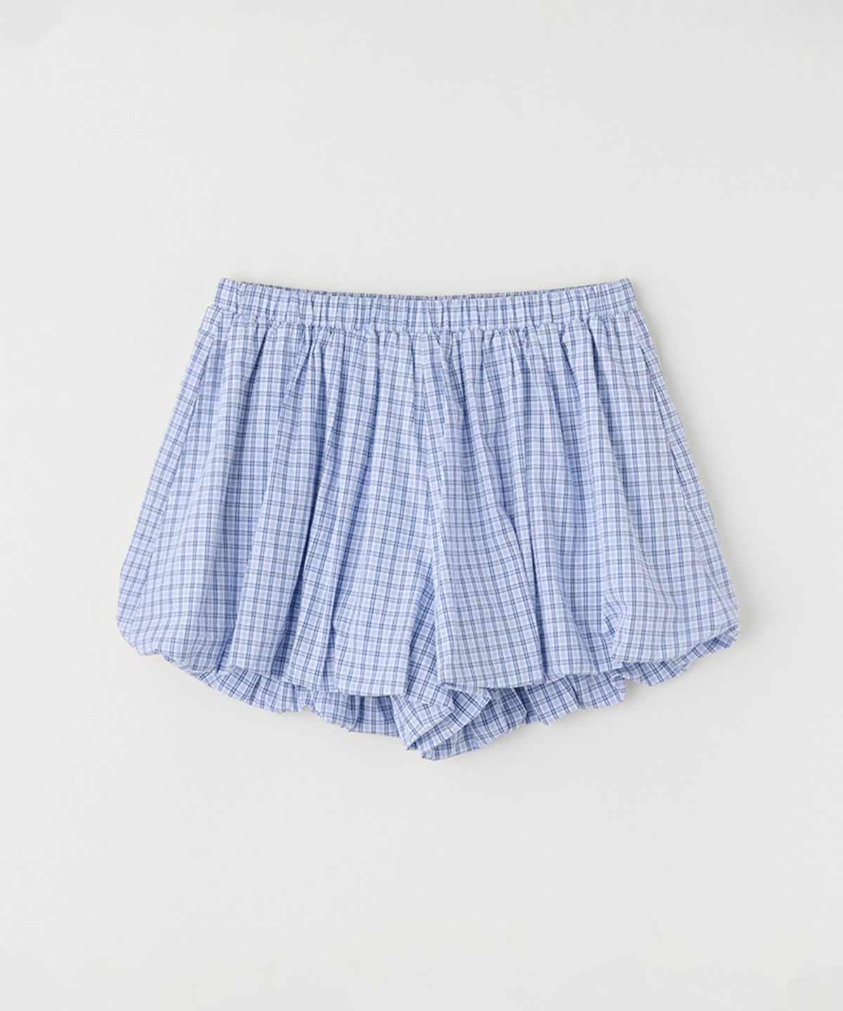 셀리테일즈(CELITAILS) CHECK BALLOON SHORTS_BLUE