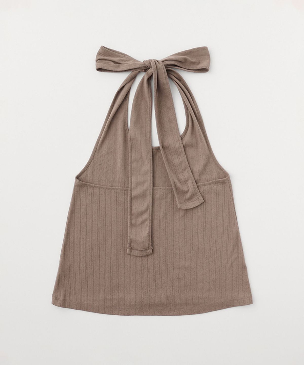 셀리테일즈(CELITAILS) HALTER NECK SCARF TOP_COCOA