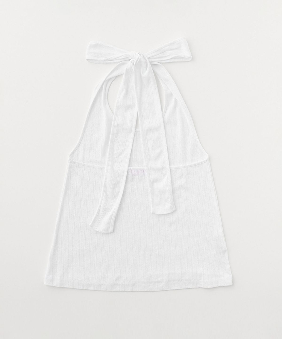 셀리테일즈(CELITAILS) HALTER NECK SCARF TOP_WHITE
