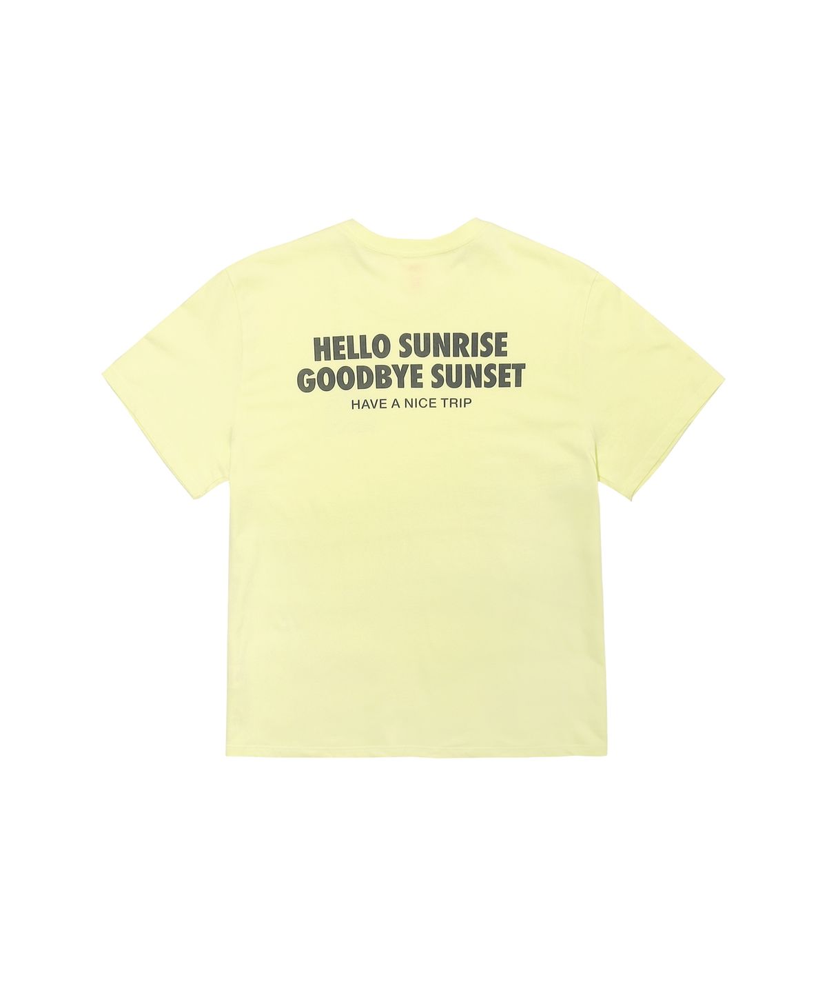 헬로 선라이즈(HELLO SUNRISE) 90s Logo Tee_Pale Green