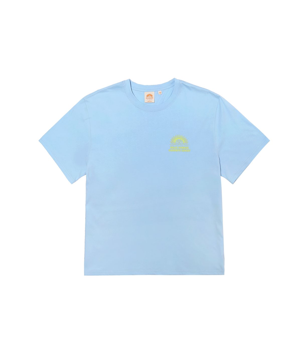 헬로 선라이즈(HELLO SUNRISE) 90s Logo Tee_Sky Blue