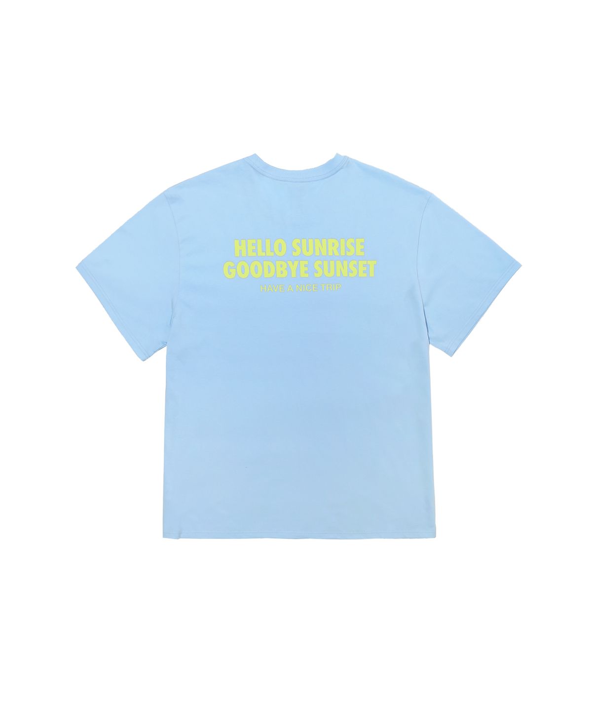 헬로 선라이즈(HELLO SUNRISE) 90s Logo Tee_Sky Blue