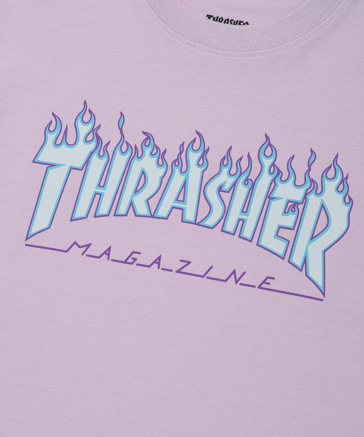 트레셔키즈(THRASHERKIDS) 키즈 플레임 반팔티셔츠 라벤더