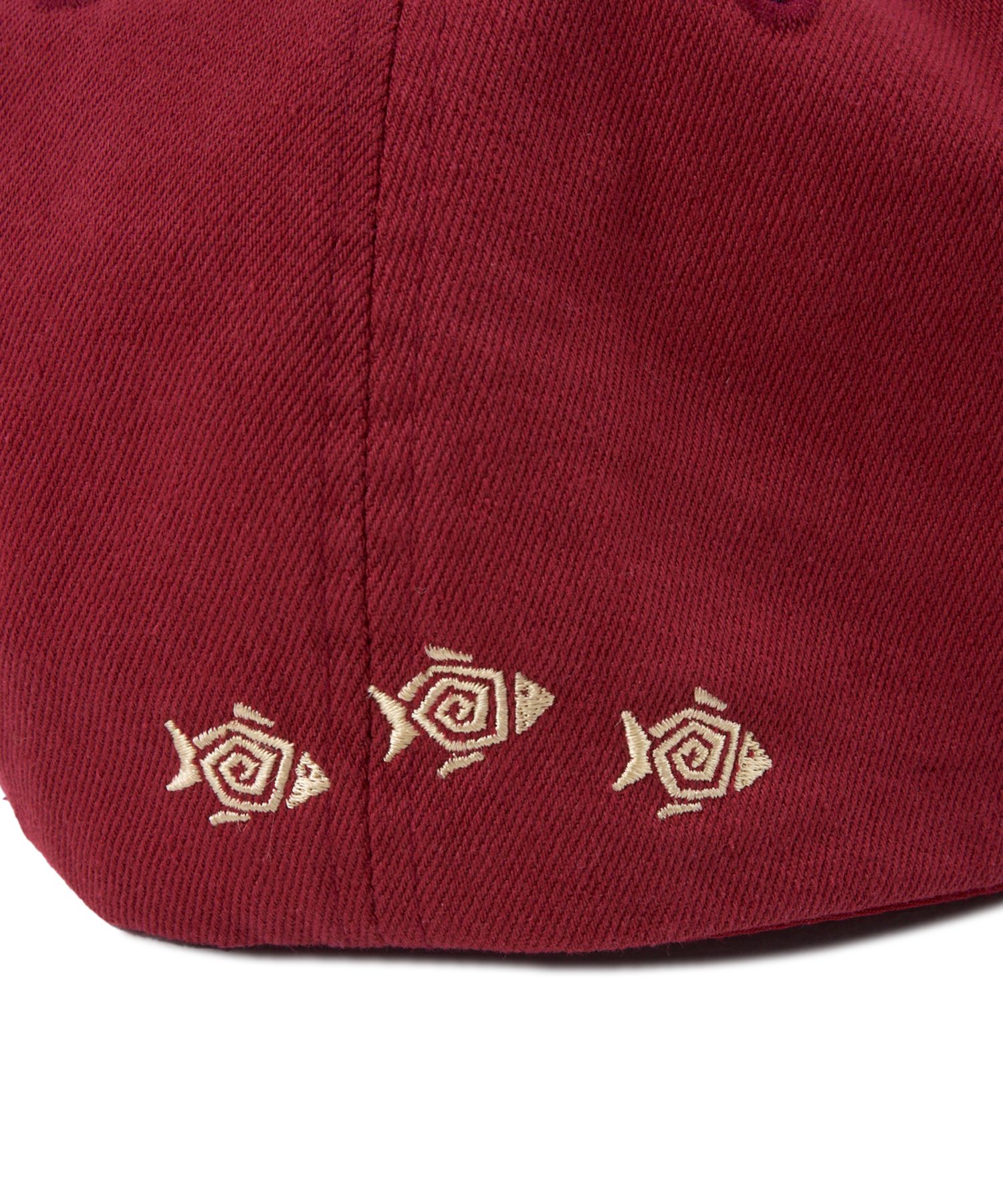 【Hello Sunrise】Fish Logo Relaxed Fit 5Panel Cap〜キャップ MUSINSA | HELLO SUNRISE Fish Logo Relaxed Fit 5Panel Cap_Red