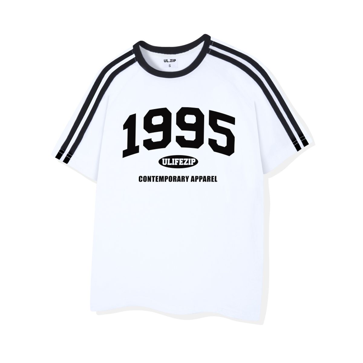 유라이프지(ULIFEZIP) 1995아치 오버핏 트랙 반팔티 4 Color [ULZE_2002]