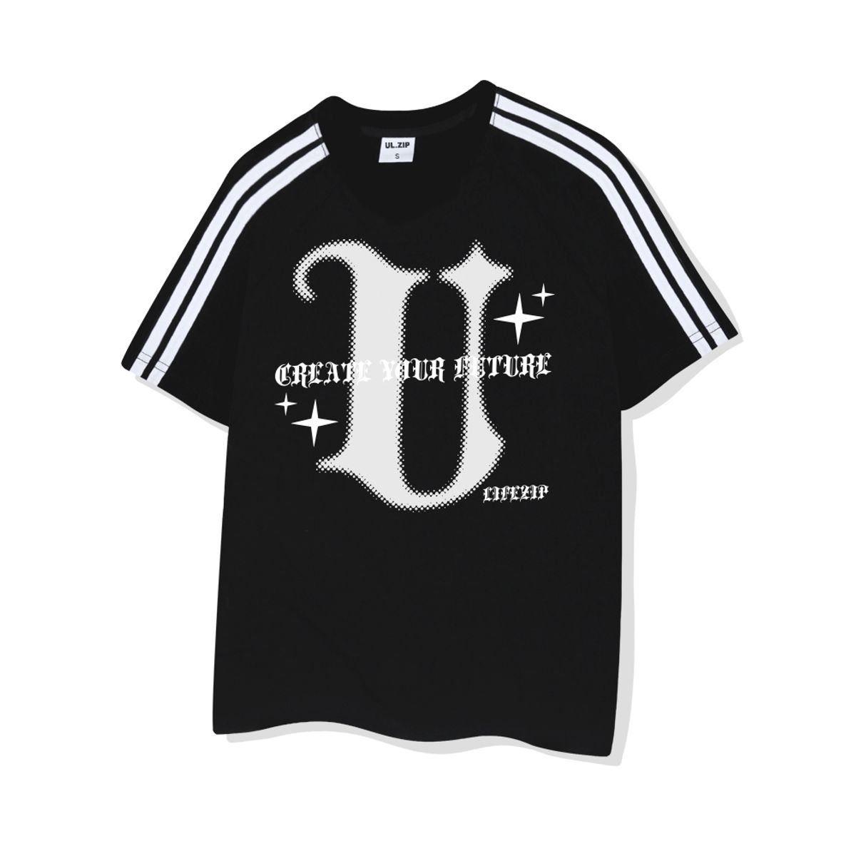 유라이프지(ULIFEZIP) 유하프톤 우먼 트랙 브이넥 반팔티 5 Color [ULZV_5602]