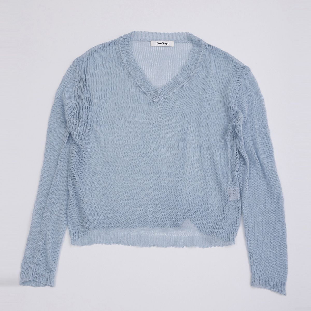 던드롭(DUNDROP) DD_Hollow knit top_3color